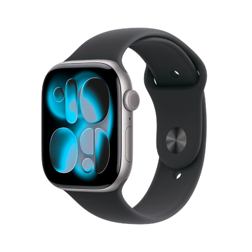 Apple Watch Series 11 GPS, 46mm, Sport Band "Black", M/L, Space Grey Aluminium